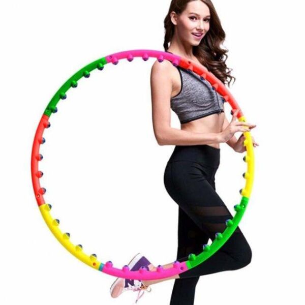 

Обруч массажный гимнастический Hula Hoop Profi M 0251 Тренажер для талии