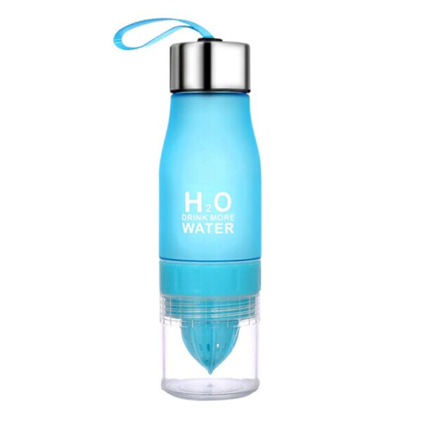 

Бутылка для воды + Соковыжималка H2O FRESH 650 мл Голубая