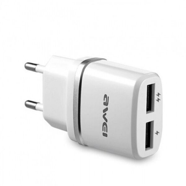 

Сетевой адаптер Awei C-930 5V, 2.1A, 2 USB