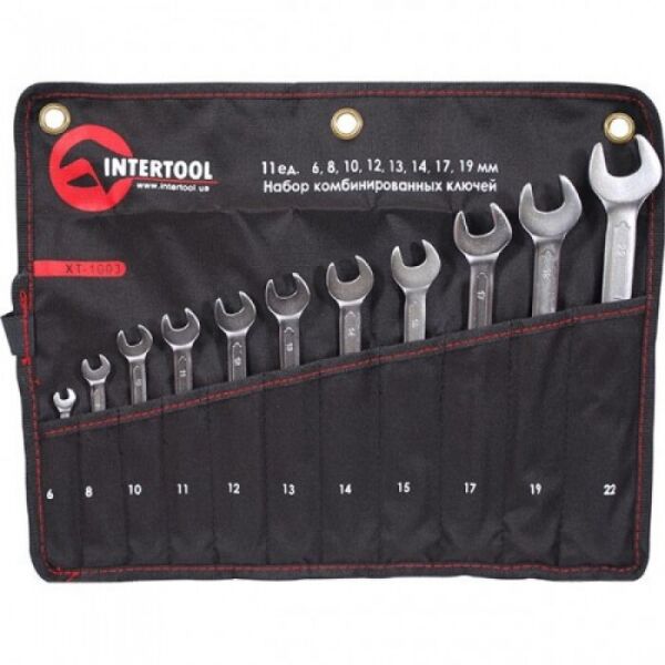 

Набор комбинированных ключей 11 шт. INTERTOOL XT-1003