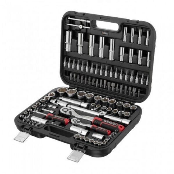 

Набор инструментов 110 ед. SUPER LOCK, STORM, 1/2", 1/4", Сr-V INTERTOOL ET-8110