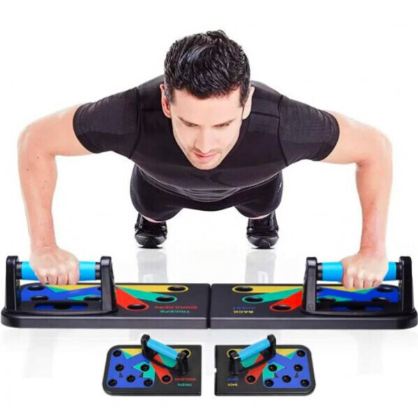 

Платформа для отжиманий Iron Gym Push Up Rack Board 14в1 Доска переносной тренажер для упражнений