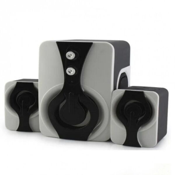 

Колонки для ПК компьютера USB SPEAKER FT-2060 Чёрные с белым
