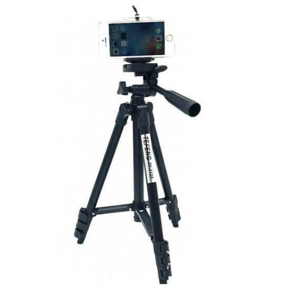 

Штатив Tripod 3120 Универсальный с 3D головкой для смартфонов, фотокамер, видеокамер Черный