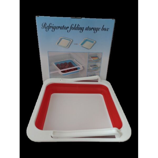 

Контейнер органайзер складной в холодильник STORAGE BOX JM-626 Красный