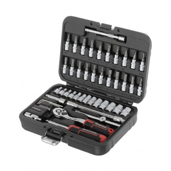 

Набор инструментов 46 ед. STORM, 1/4", Сr-V INTERTOOL ET-8046
