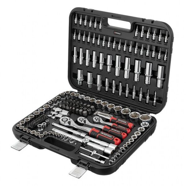 

Набор инструментов 1/2" & 3/8" & 1/4", 171ед., Cr-V STORM INTERTOOL ET-8171