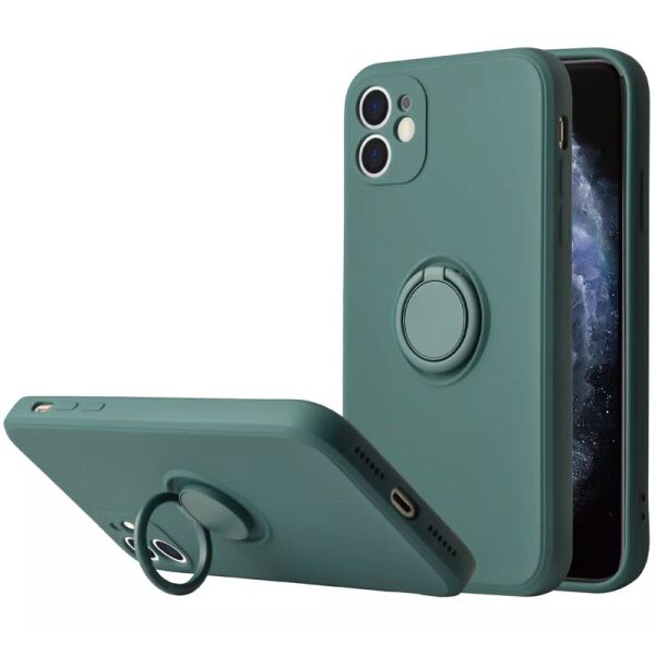 

Чехол TPU Candy Ring Full Camera для Apple iPhone 12 (6.1")