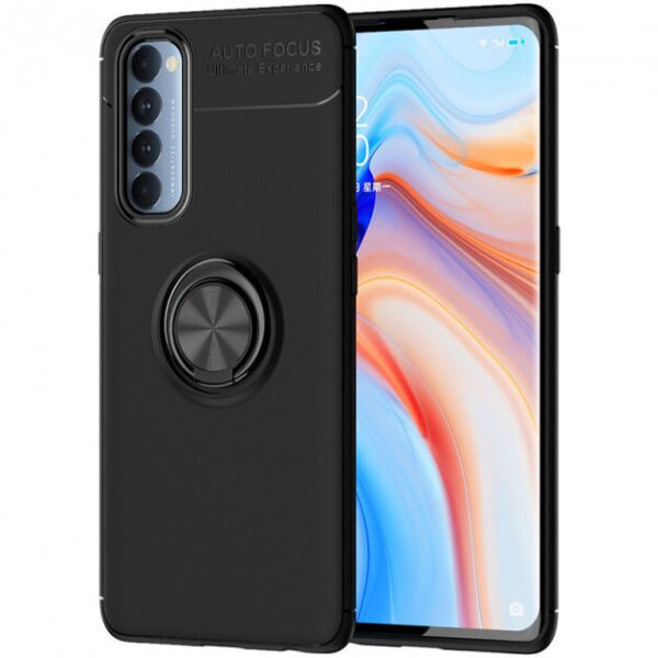 

TPU чехол Deen ColorRing под магнитный держатель (opp) для Oppo Reno 4 Pro