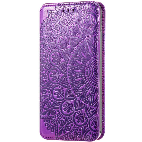 

Кожаный чехол книжка GETMAN Mandala (PU) для Samsung Galaxy A02