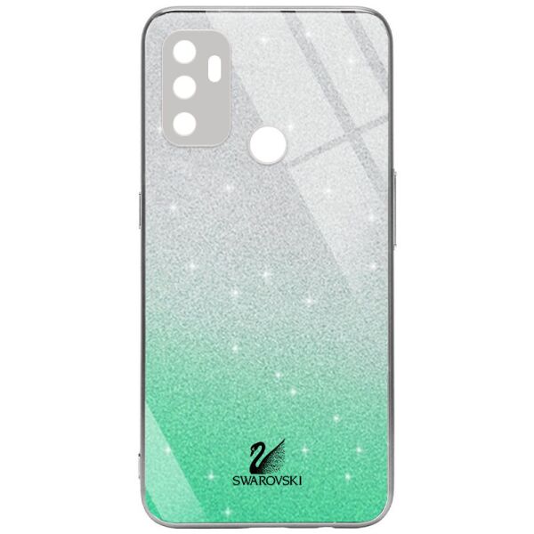

TPU+Glass чехол Swarovski Full Camera для Oppo A53 / A32 / A33