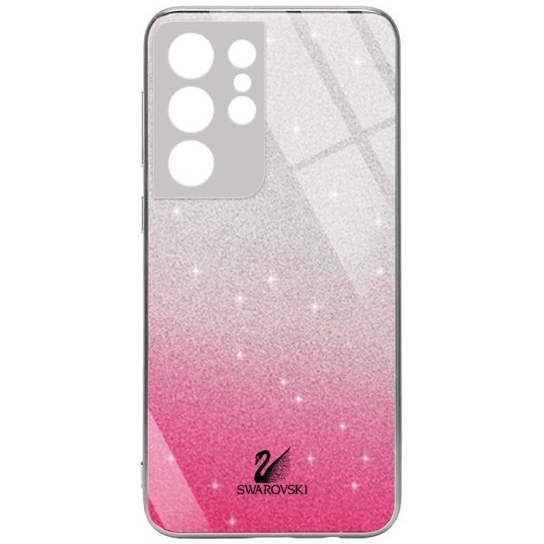 

TPU+Glass чехол Swarovski Full Camera для Samsung Galaxy S21 Ultra