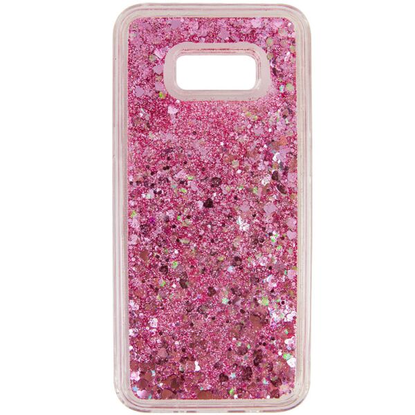 

TPU чехол Liquid hearts для Samsung G955 Galaxy S8 Plus