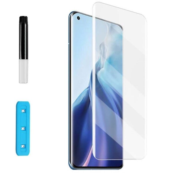 

Защитное 3D стекло Nano Optics с УФ лампой для Xiaomi Mi 11