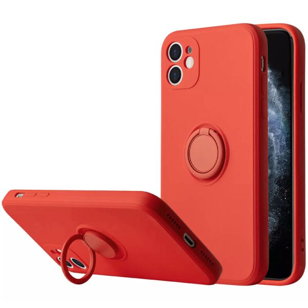 

Чехол TPU Candy Ring Full Camera для Apple iPhone 12 (6.1")