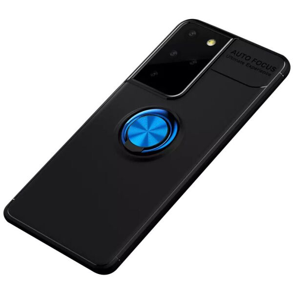 

TPU чехол Deen ColorRing под магнитный держатель (opp) для Samsung Galaxy S21 Ultra