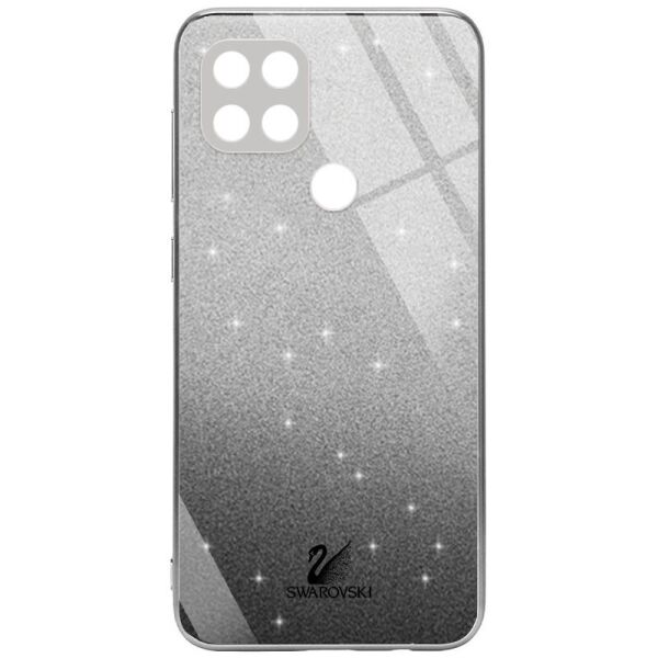 

TPU+Glass чехол Swarovski Full Camera для Oppo A15s / A15