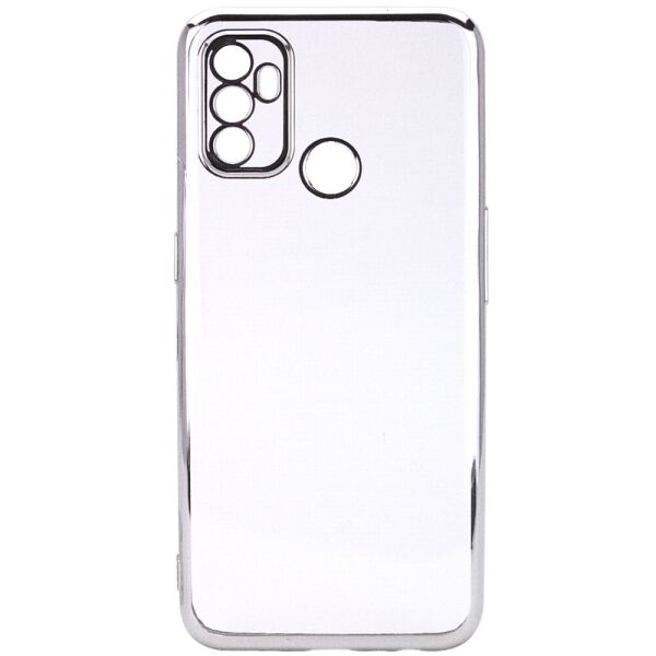 

Прозрачный силиконовый чехол глянцевая окантовка Full Camera для Oppo A53 / A32 / A33