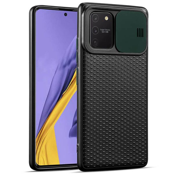 

Чехол Camshield Black TPU со шторкой защищающей камеру для Samsung Galaxy S10 Lite