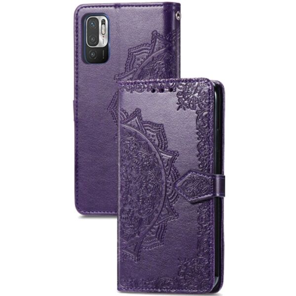 

Кожаный чехол (книжка) Art Case с визитницей для Xiaomi Redmi Note 10 5G / Poco M3 Pro