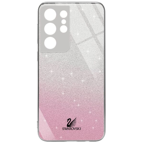 

TPU+Glass чехол Swarovski Full Camera для Samsung Galaxy S21 Ultra