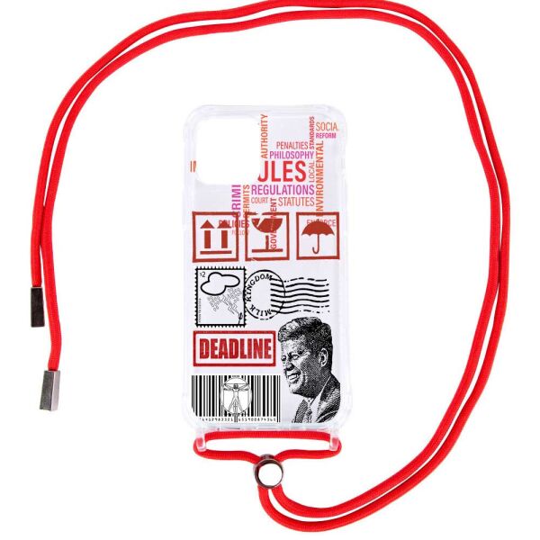 

Чехол TPU Crossbody Street Style для Apple iPhone 12 Pro / 12 (6.1")