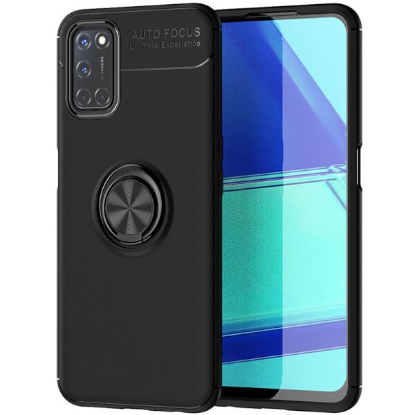 

TPU чехол Deen ColorRing под магнитный держатель (opp) для Oppo A52 / A72 / A92