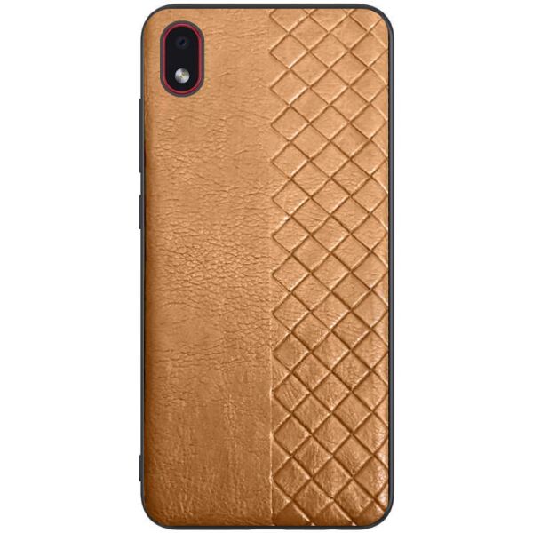 

Кожаная накладка WeaveSide (PU) для Samsung Galaxy M01 Core / A01 Core