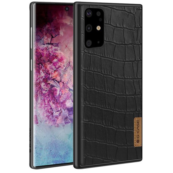 

Кожаная накладка G-Case Crocodile Dark series для Samsung Galaxy S20+