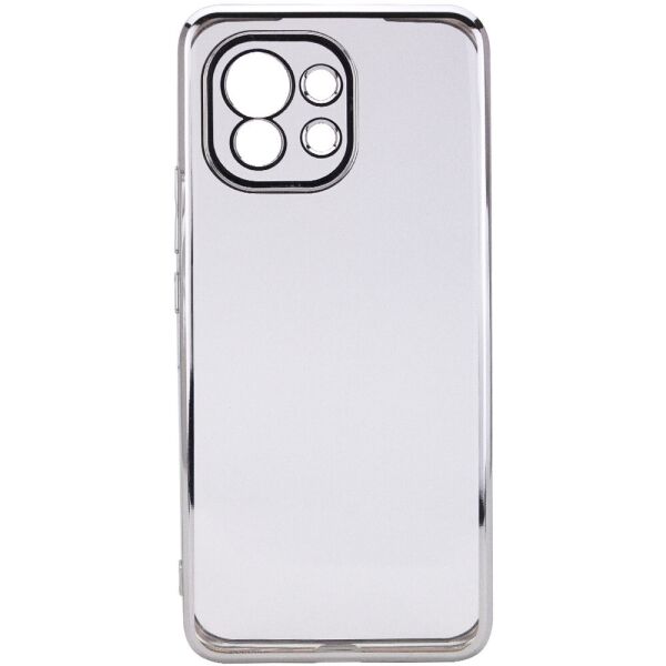 

Прозрачный силиконовый чехол глянцевая окантовка Full Camera для Xiaomi Mi 11