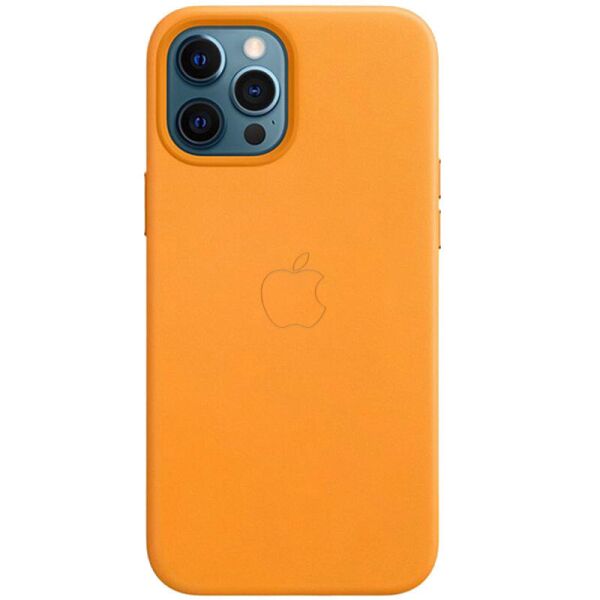 

Кожаный чехол Leather Case (AAA) with MagSafe and Animation для Apple iPhone 12 Pro Max (6.7")