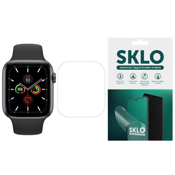 

Защитная гидрогелевая пленка SKLO (экран) 6шт. для Apple Watch 40mm