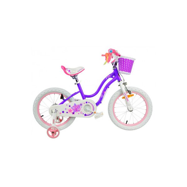 

Детский велосипед Royal Baby Star Girl 18" Official UA Фиолетовый (RB18G-1-PRL)