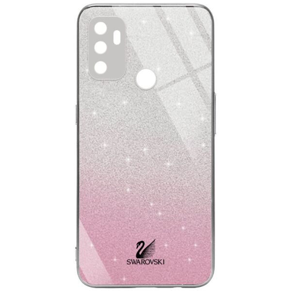 

TPU+Glass чехол Swarovski Full Camera для Oppo A53 / A32 / A33
