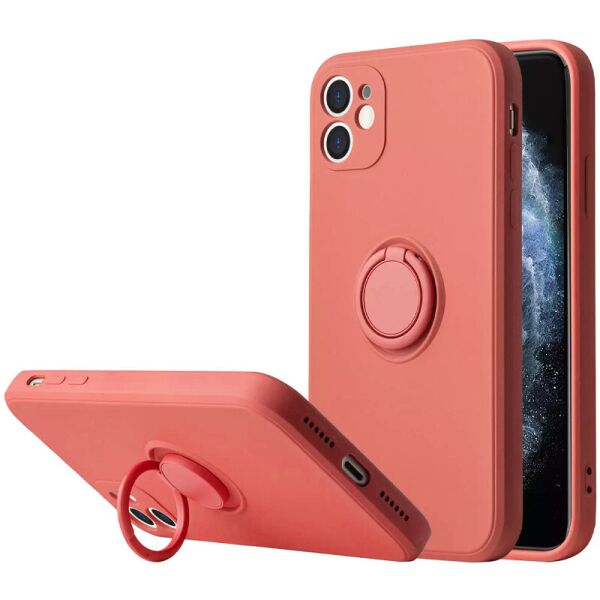 

Чехол TPU Candy Ring Full Camera для Apple iPhone 12 (6.1")