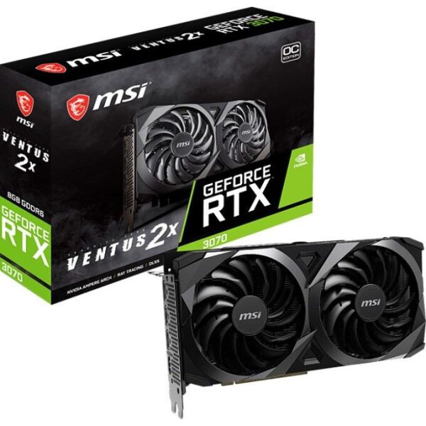 

Видеокарта MSI Nvidia GeForce RTX 3070 VENTUS 2X OC 8GB LHR