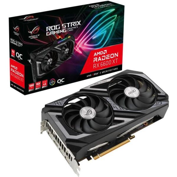 

Видеокарта Asus Radeon RX 6600 XT 8Gb ROG STRIX OC GAMING (ROG-STRIX-RX6600XT-O8G-GAMING)