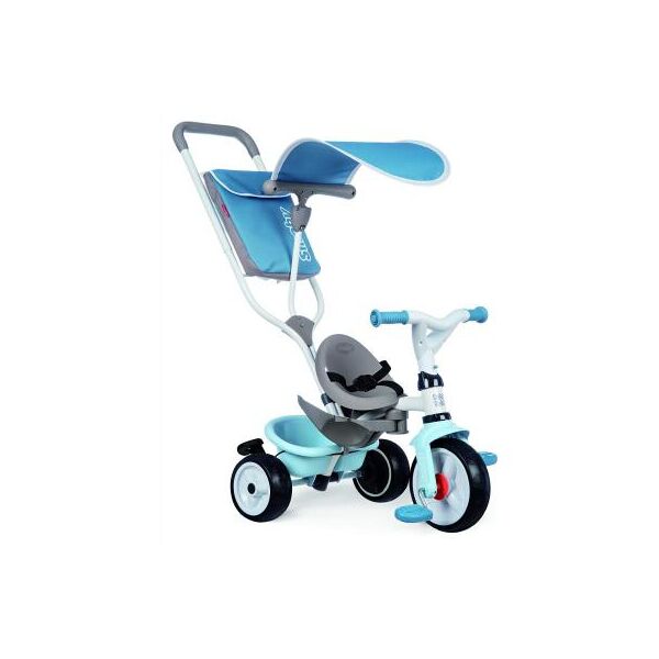 

Детский велосипед Smoby с козырьком, багажником и сумкой Голубой (741400)
