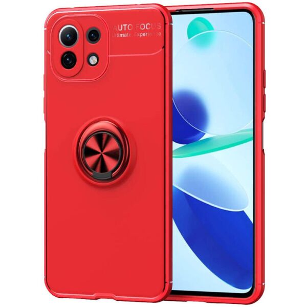 

TPU чехол Deen ColorRing под магнитный держатель (opp) для Xiaomi Mi 11 Lite