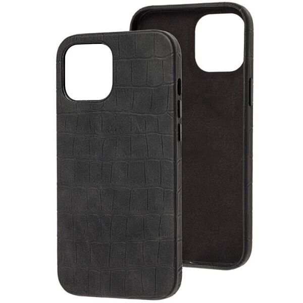 

Кожаный чехол Croco Leather для Apple iPhone 12 mini (5.4")