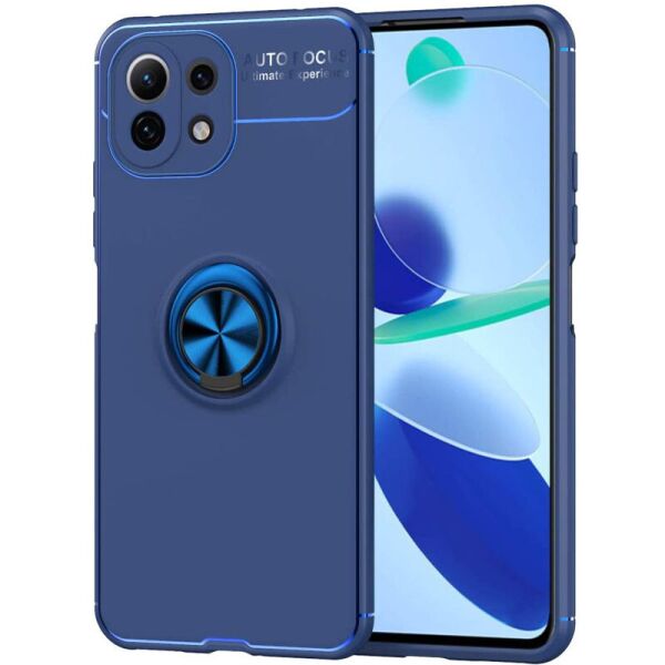 

TPU чехол Deen ColorRing под магнитный держатель (opp) для Xiaomi Mi 11 Lite