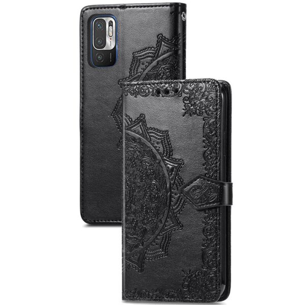 

Кожаный чехол (книжка) Art Case с визитницей для Xiaomi Redmi Note 10 5G / Poco M3 Pro