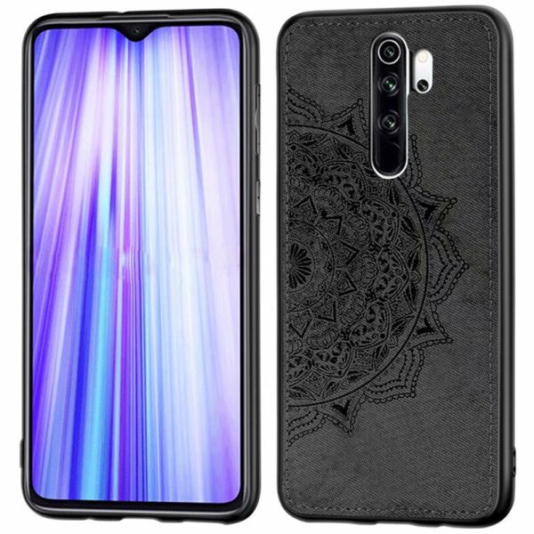 

TPU+Textile чехол Mandala с 3D тиснением для Xiaomi Redmi Note 8 Pro