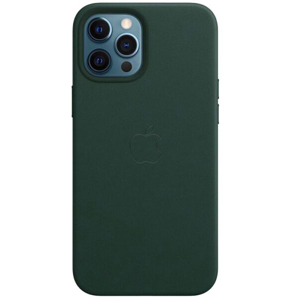 

Кожаный чехол Leather Case (AAA) with MagSafe and Animation для Apple iPhone 12 Pro / 12 (6.1")