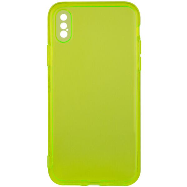 

Матовый полупрозрачный TPU чехол с защитой камеры для Apple iPhone X / XS (5.8")