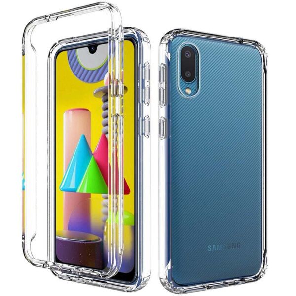 

Чехол TPU+PC Full Body с защитой 360 для Samsung Galaxy A02