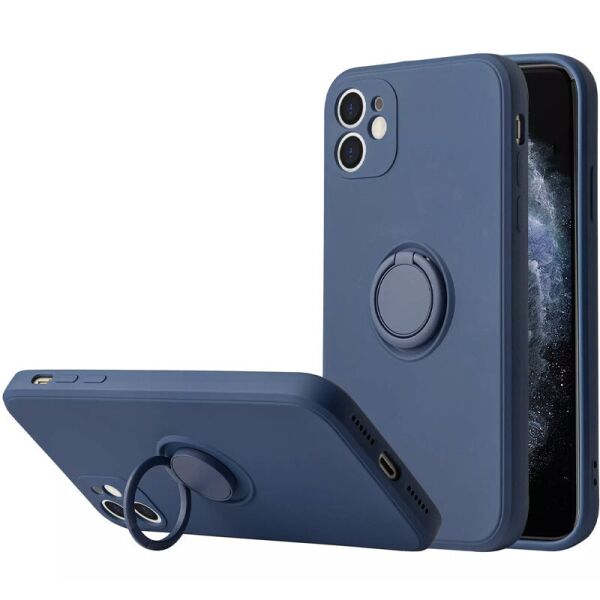 

Чехол TPU Candy Ring Full Camera для Apple iPhone 12 (6.1")