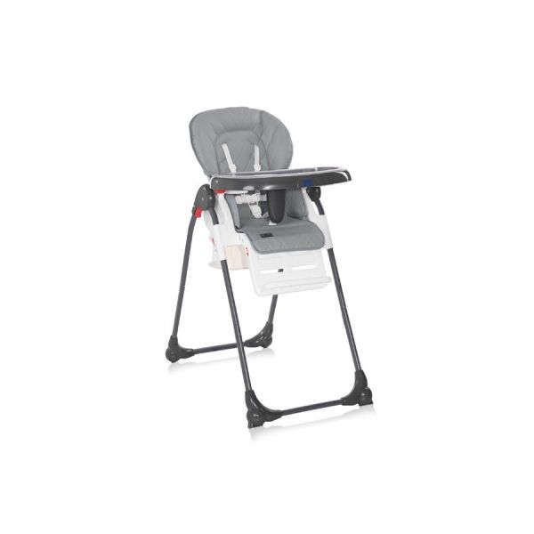 

Стульчик для кормления Lorelli DULCE silver blue leath