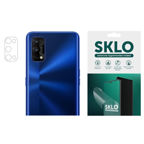

Защитная гидрогелевая пленка SKLO (на камеру) 4шт. для Realme 7i / Realme C17