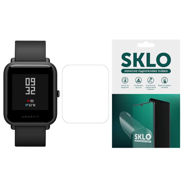 

Защитная гидрогелевая пленка SKLO (экран) 4шт. для Amazfit Bip S / Bip / Bip Lite
